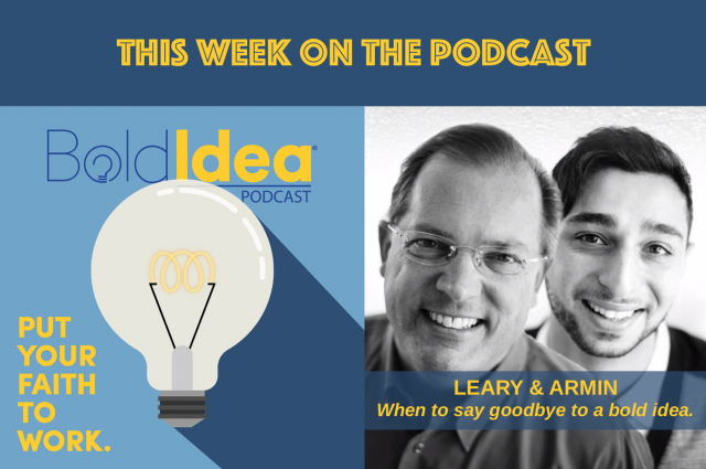 103 When to say goodbye to a bold idea